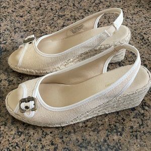 Naturalizer Sherene Comfort Wedge Slingback Sandals. Size 7.5